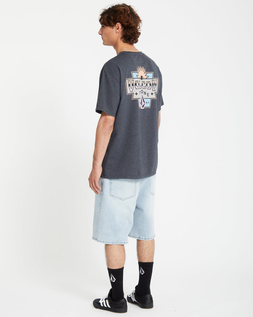 T-shirt Sure Thing - HEATHER BLACK