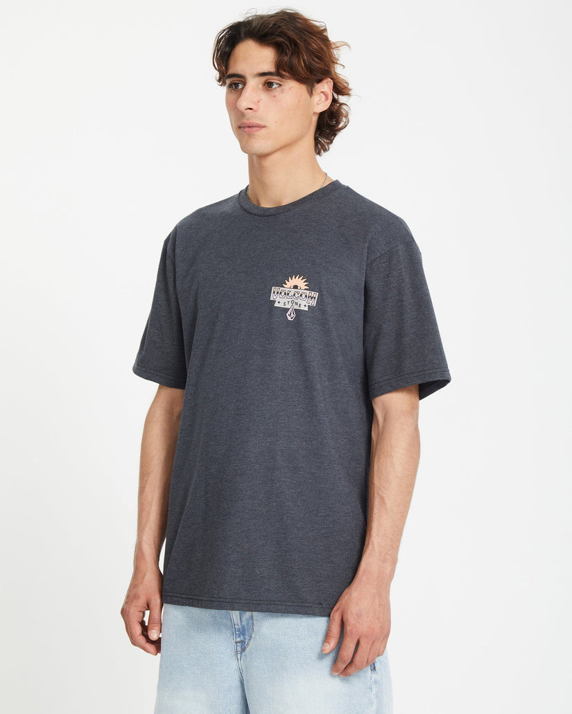 T-shirt Sure Thing - HEATHER BLACK