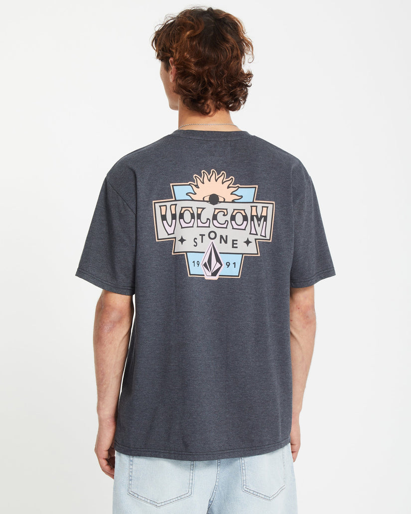 T-shirt Sure Thing - HEATHER BLACK