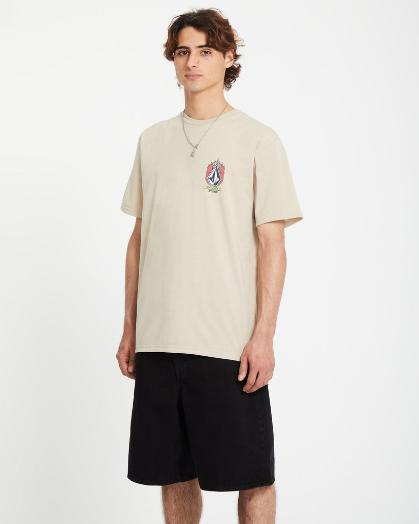 Draggin Stone T-shirt - LIGHT KHAKI