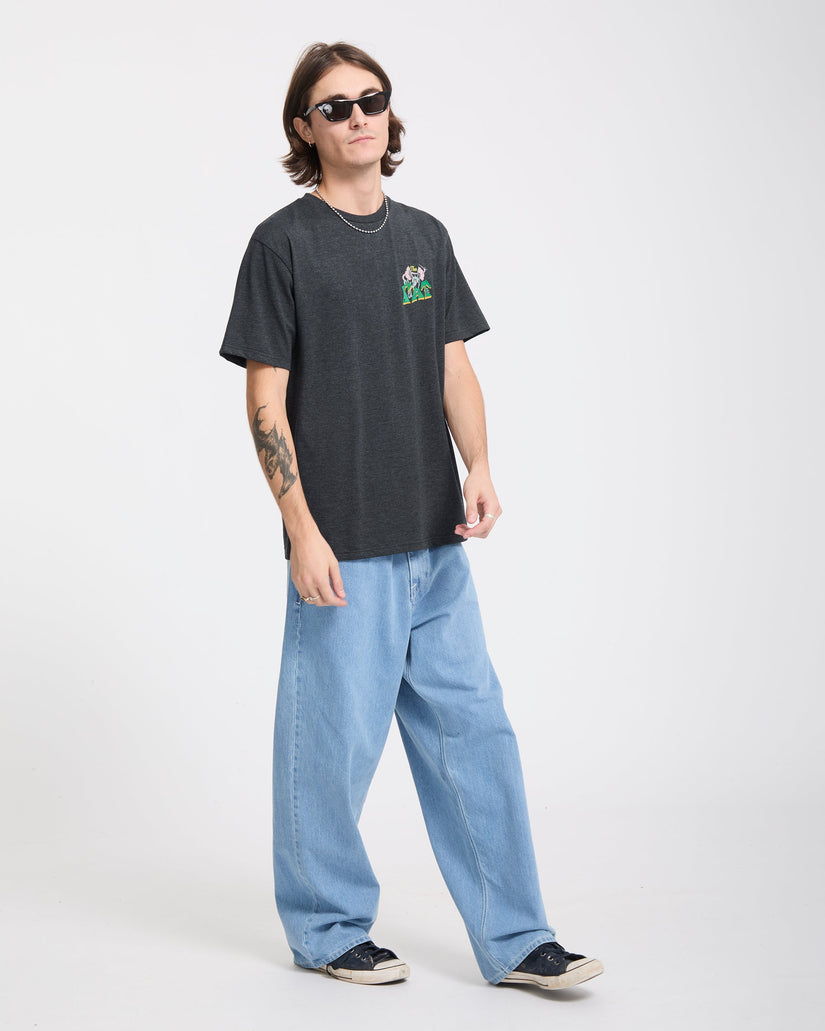 Tipsy Rat T-Shirt - Heather Black