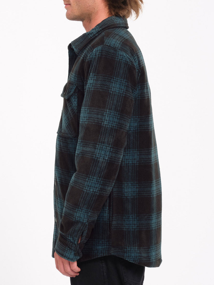 Surchemise en polaire Bowered - EVERGREEN
