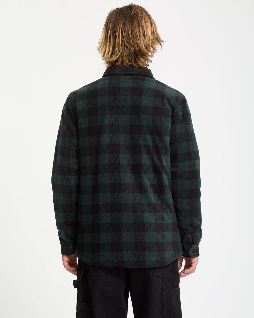 Bowered Fleece Over-Shirt - Scarab