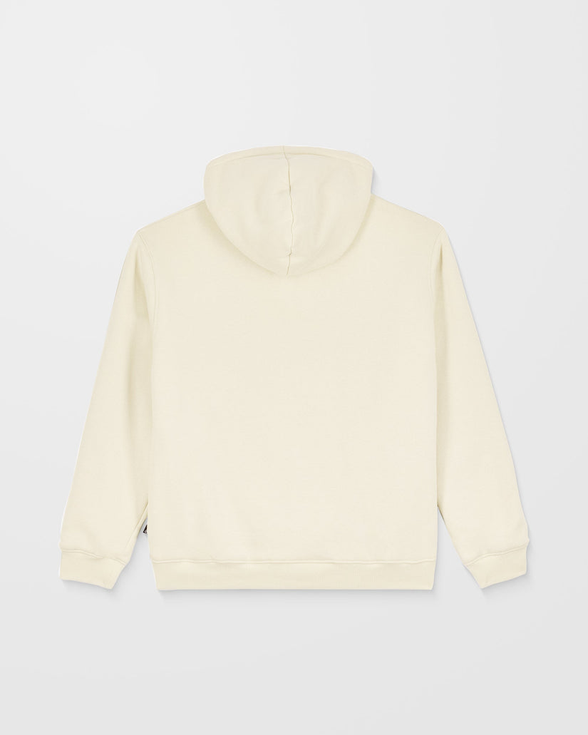 Single Stone Lined Zip Hoodie - Light Beige