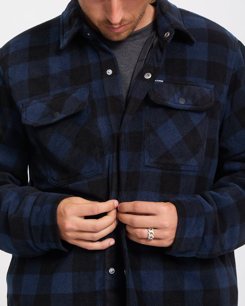Bowered II Fleece Shirt - Marine