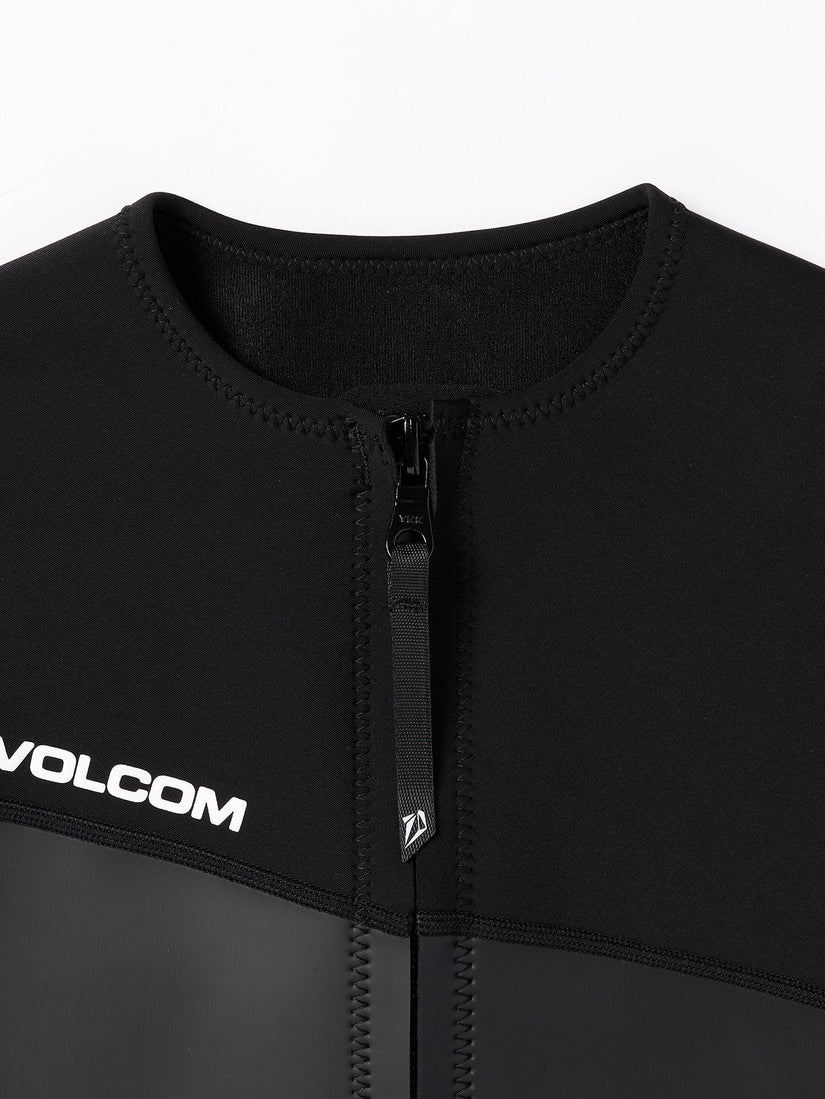 1.5Mm Front Zip Neoprene Jacket - BLACK