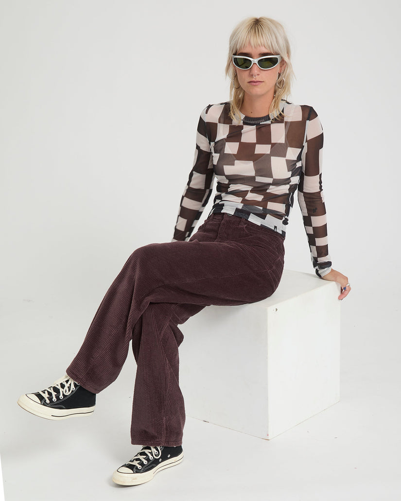 Carrau Mesh Top - White