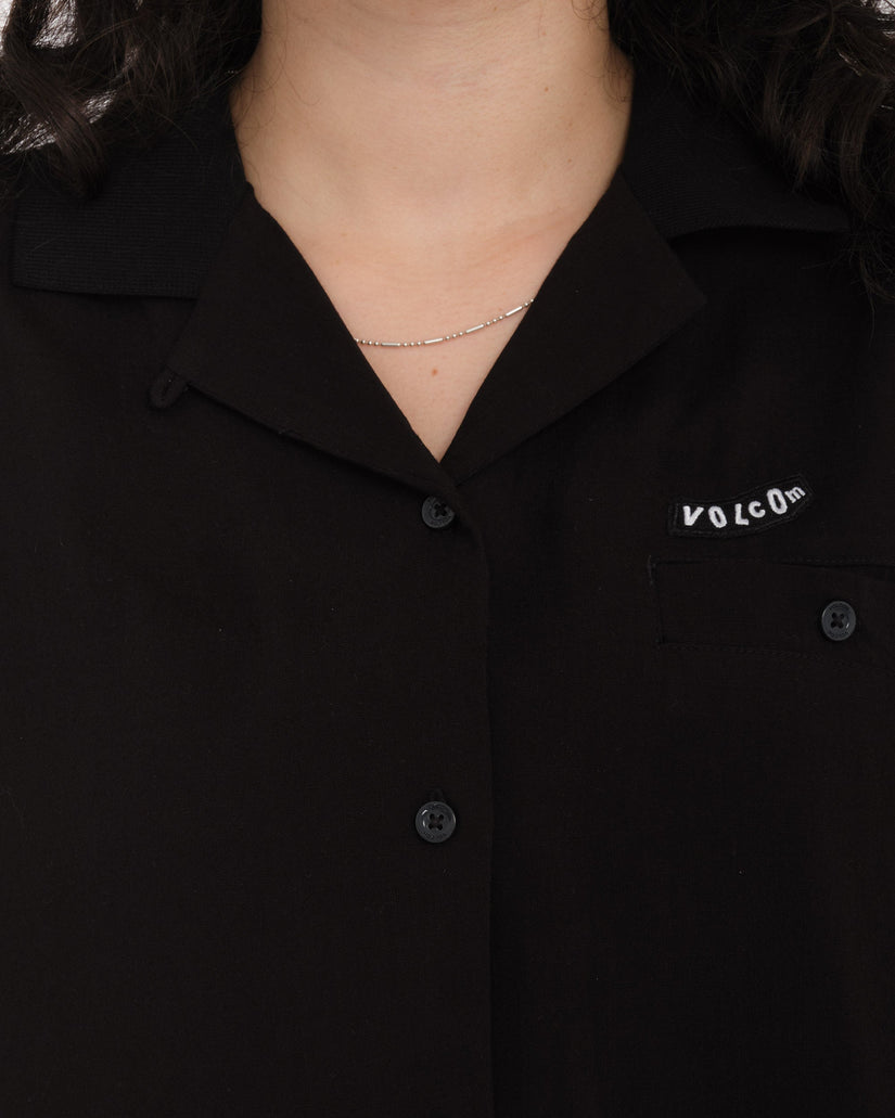 Servistone Woven Shirt - BLACK
