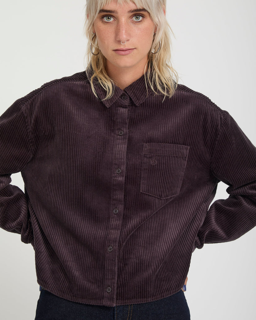 Weellow Corduroy Shirt - Raisin