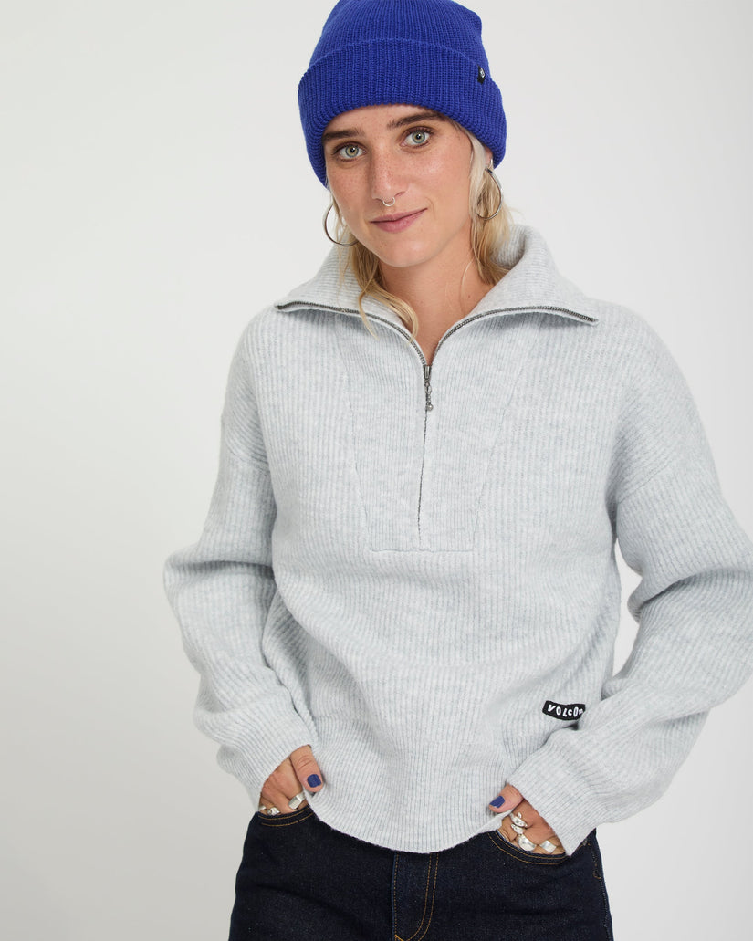 Voltrane Sweater - Bone Heather