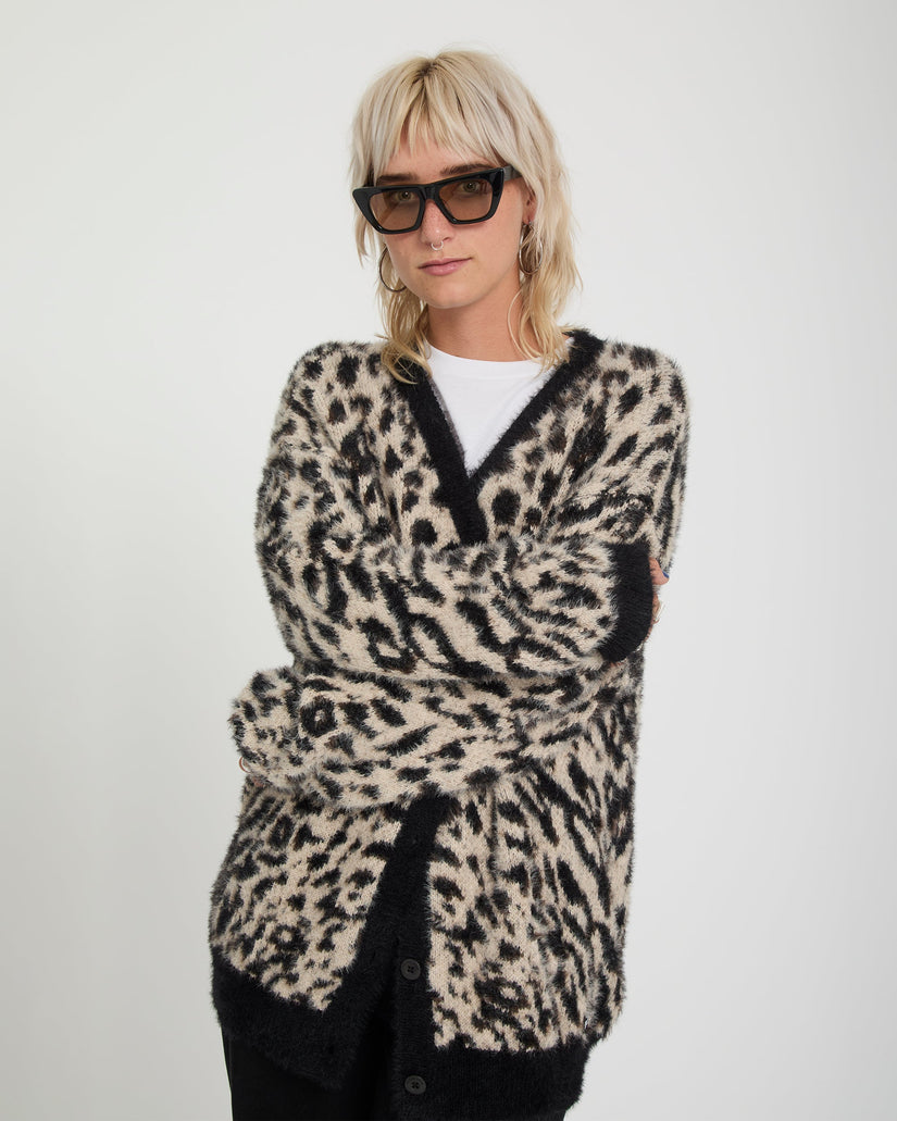 Tigardi Cardigan - Animal Print