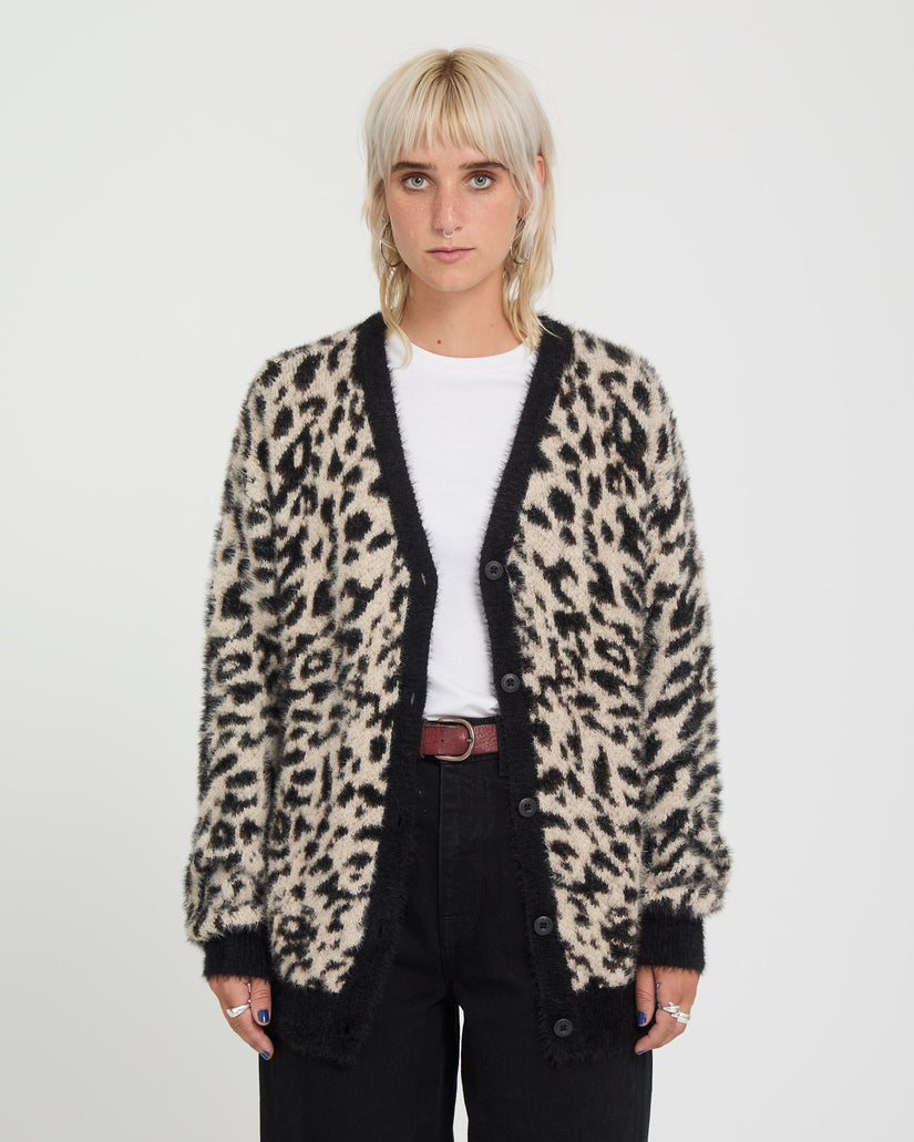 Tigardi Cardigan - Animal Print