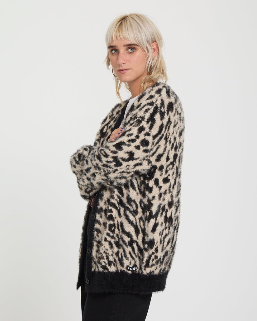 Tigardi Cardigan - Animal Print