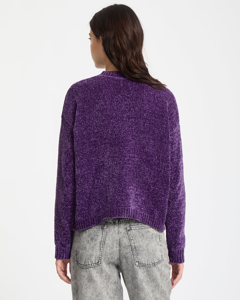 Bubble Tease Sweater - Acai