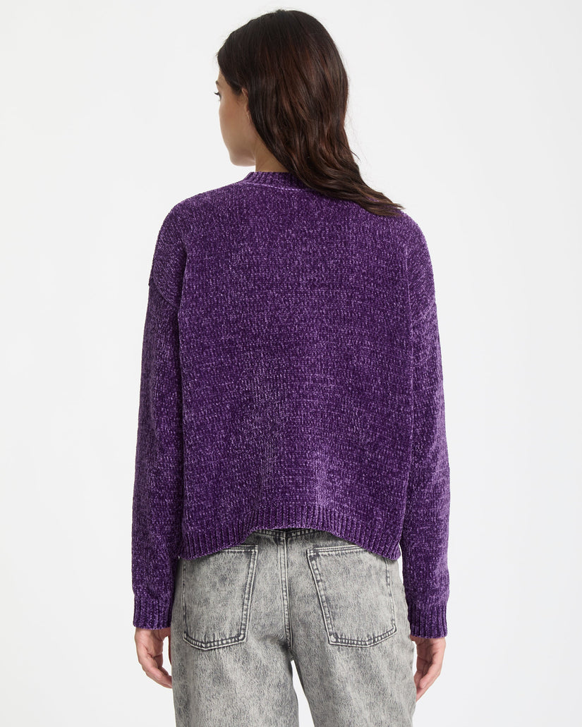 Bubble Tease Sweater - Acai