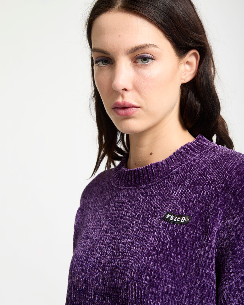 Bubble Tease Sweater - Acai
