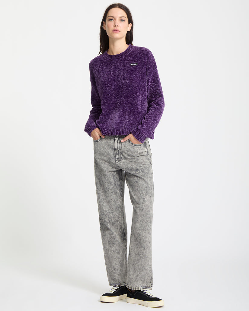Bubble Tease Sweater - Acai