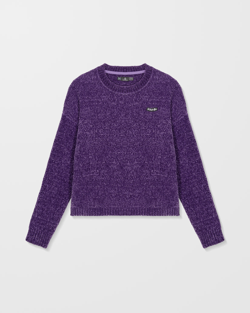 Bubble Tease Sweater - Acai