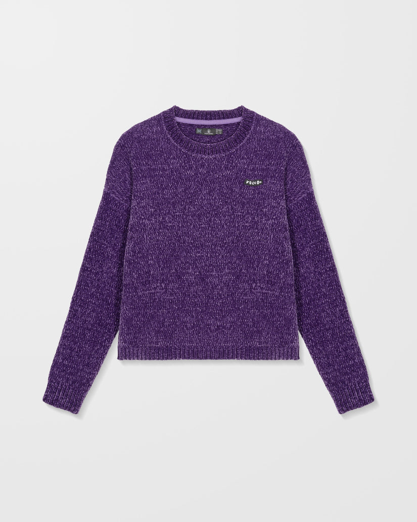 Bubble Tease Sweater - Acai