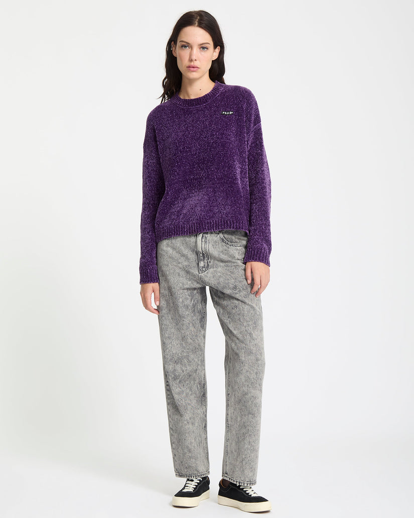 Bubble Tease Sweater - Acai