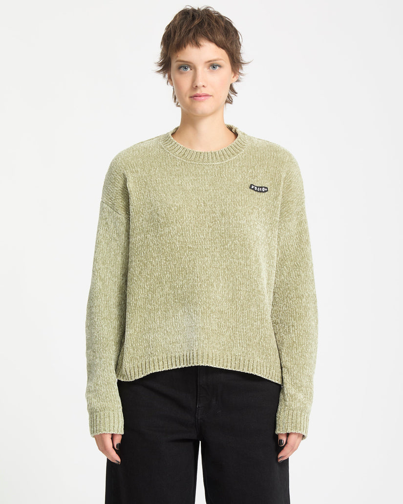 Bubble Tease Sweater - Green Tea
