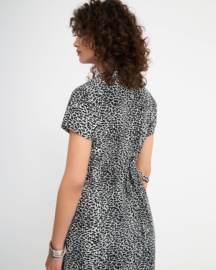 Rawly Dress - Black White