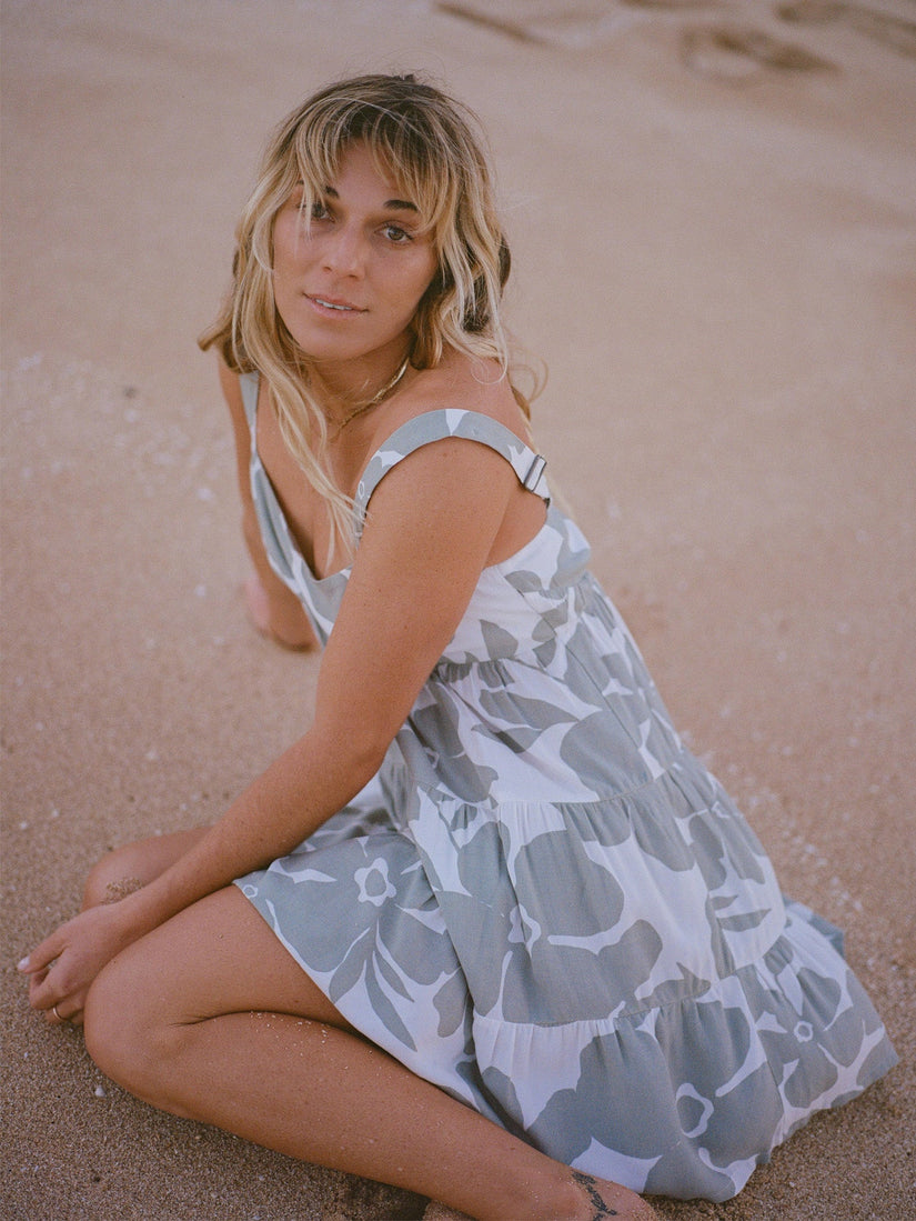 COCO HO TIERED DRESS (B1322403_SEA) [13]