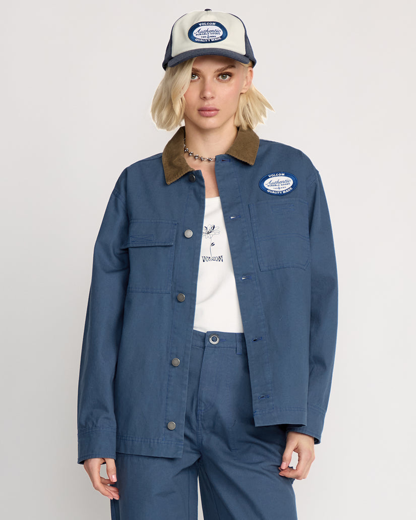 Full Cut Work Jacket - Harbor Blue