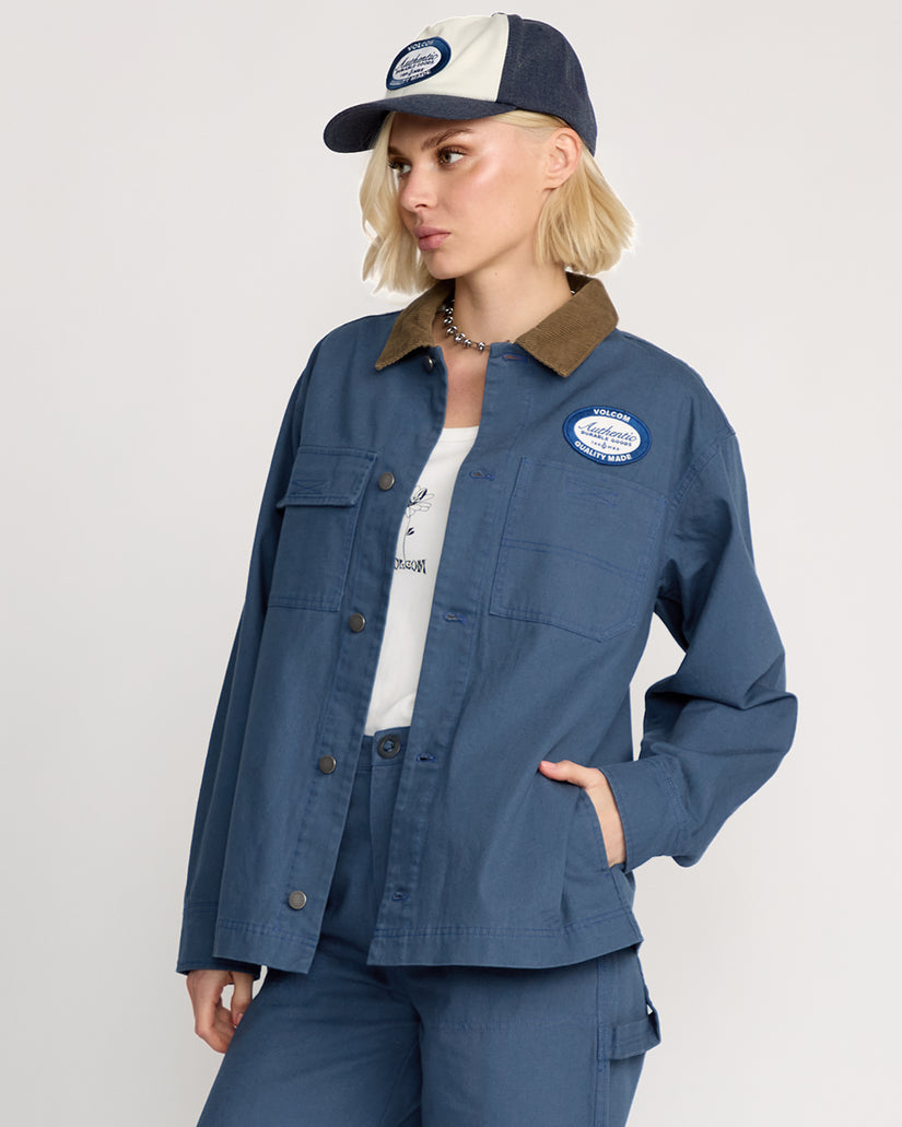 Full Cut Work Jacket - Harbor Blue
