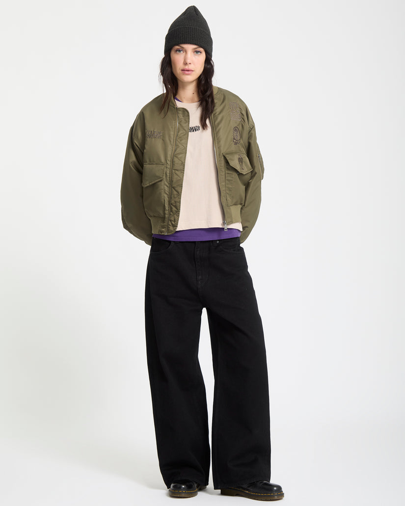 Vaderetro Bomber Jacket - Wintermoss