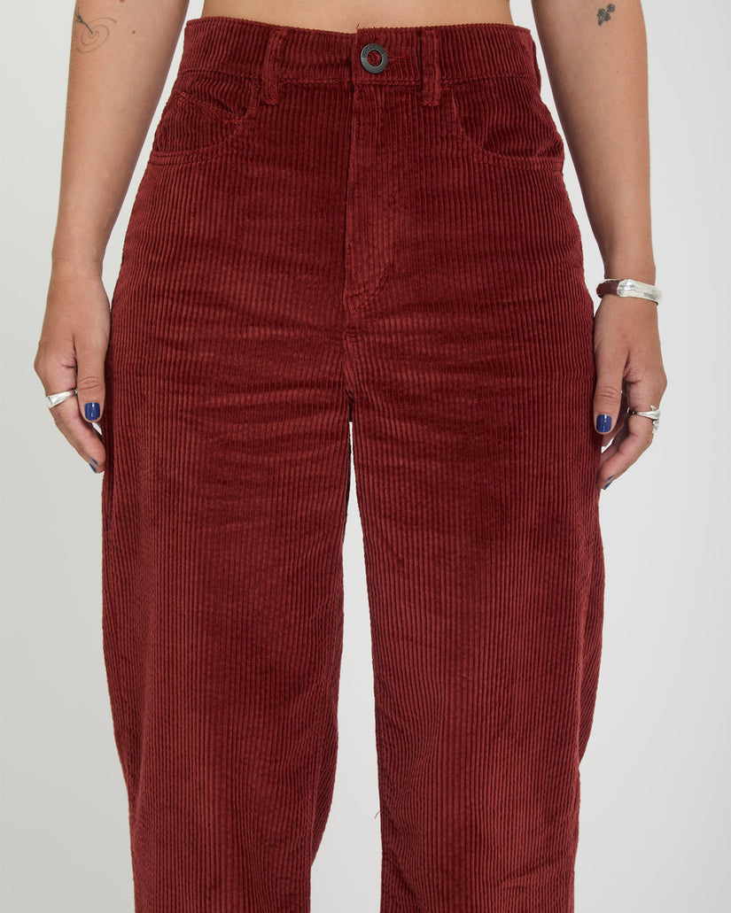Weellow II Corduroy Trousers - Brick