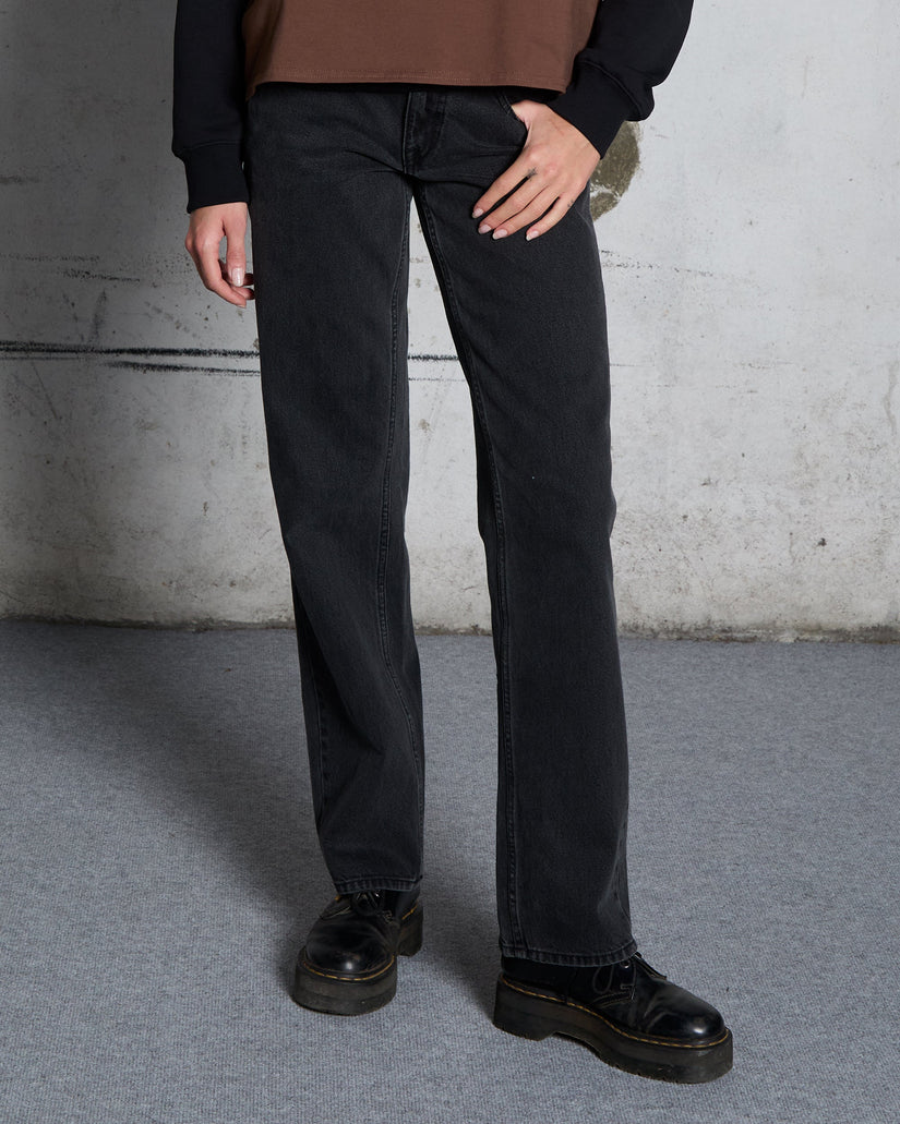 Stoned Low Waist Jeans - Washed Slate