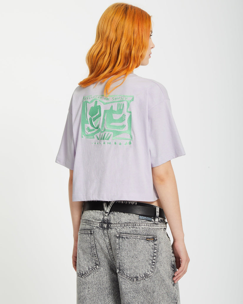 T-shirt Drumstone - DUSTY LAVENDER