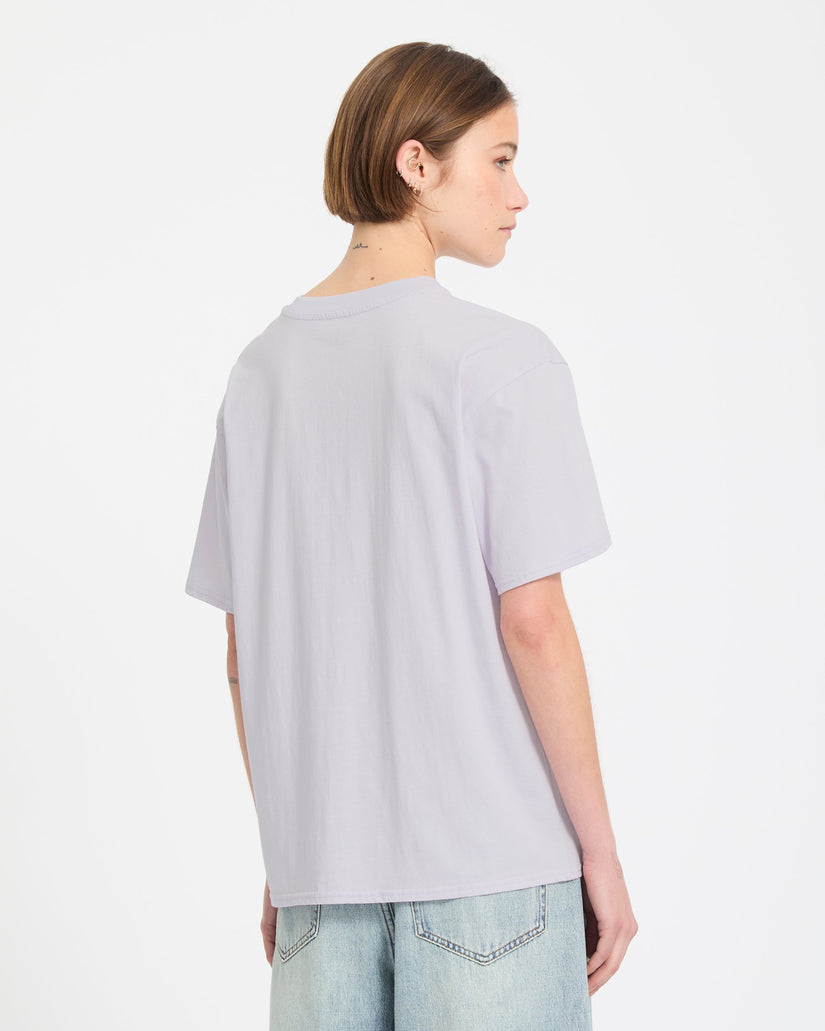 Burnout Boyfriend T-Shirt - Dusty Lavender