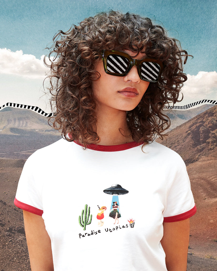 Mickey Mason crop top - Off White