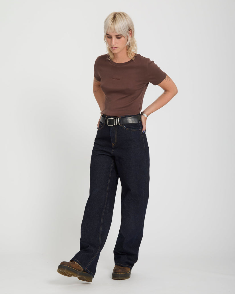 Volcom Stone Tight T-Shirt - Tobacco Brown