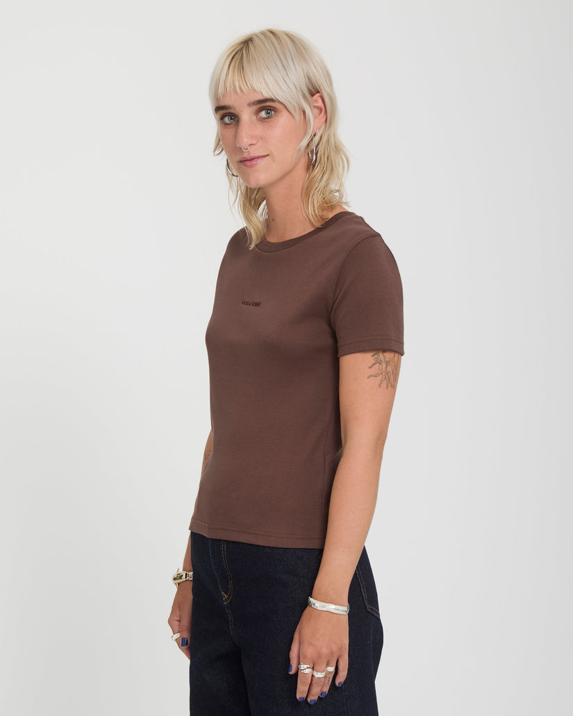 Volcom Stone Tight T-Shirt - Tobacco Brown