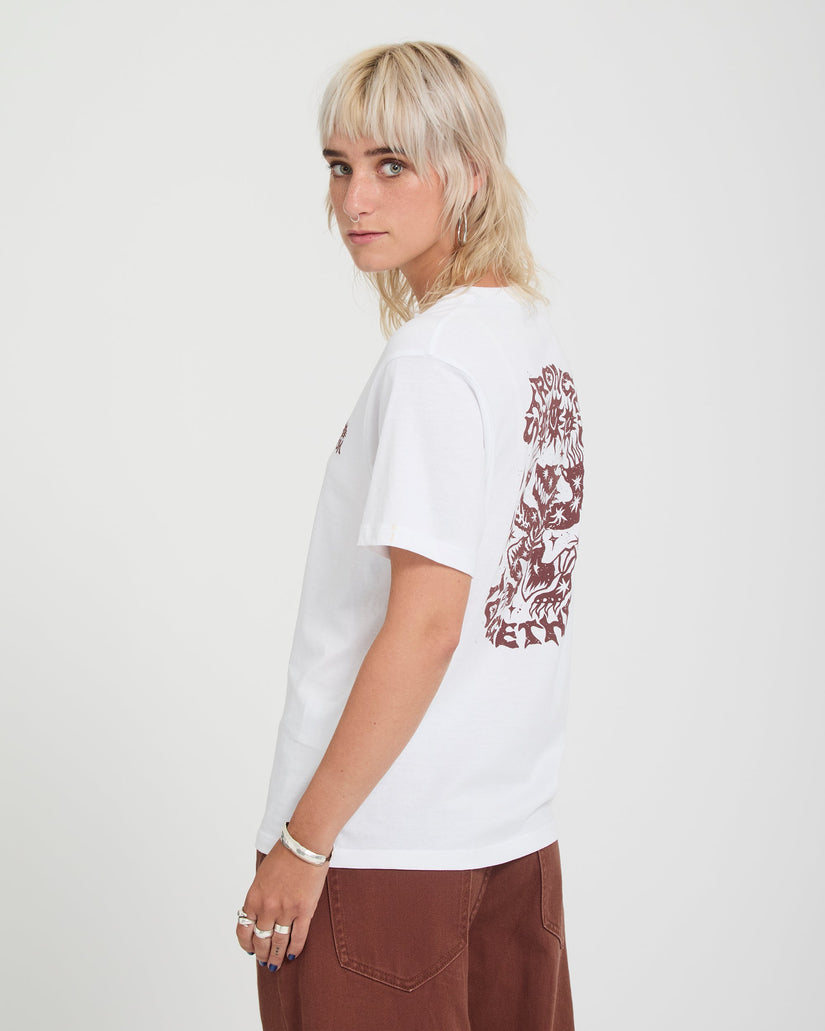 Radical Daze Up T-Shirt - White