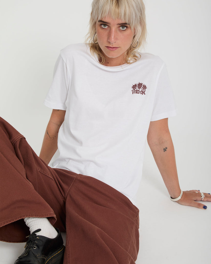 Radical Daze Up T-Shirt - White