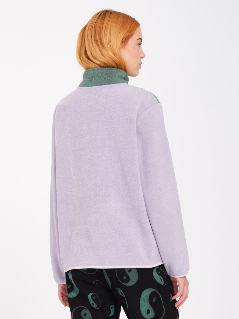 Pheelin It Mock Neck Sweatshirt - Lavender