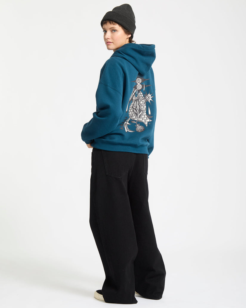 Vaderetro Hoodie - Emerald Green