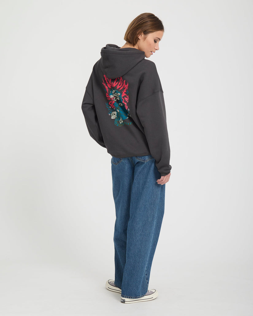 Radical Daze Up Hoodie - Black