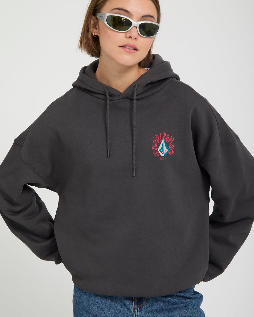 Radical Daze Up Hoodie - Black