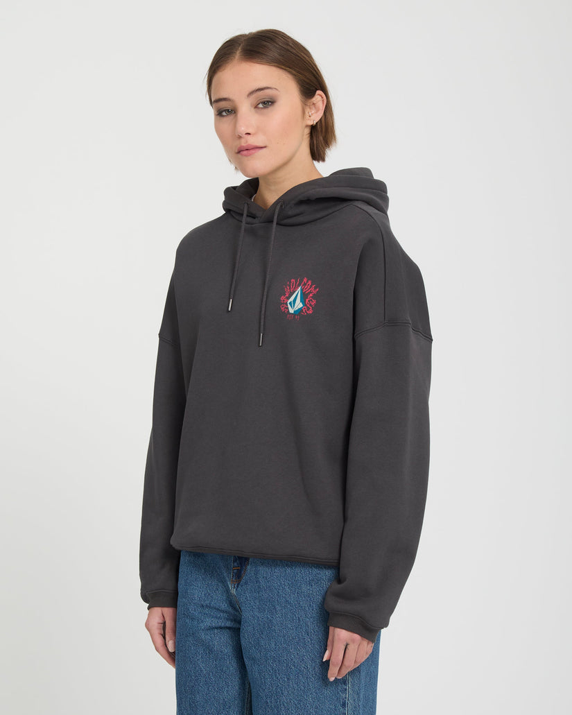 Radical Daze Up Hoodie - Black