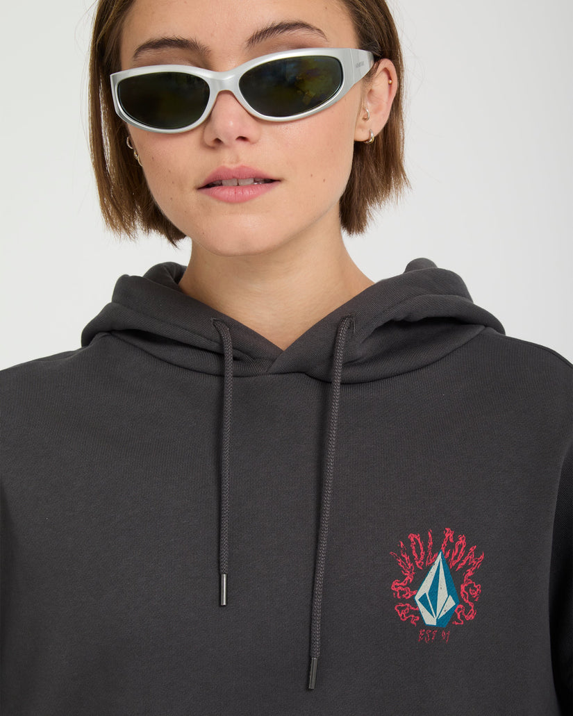 Radical Daze Up Hoodie - Black