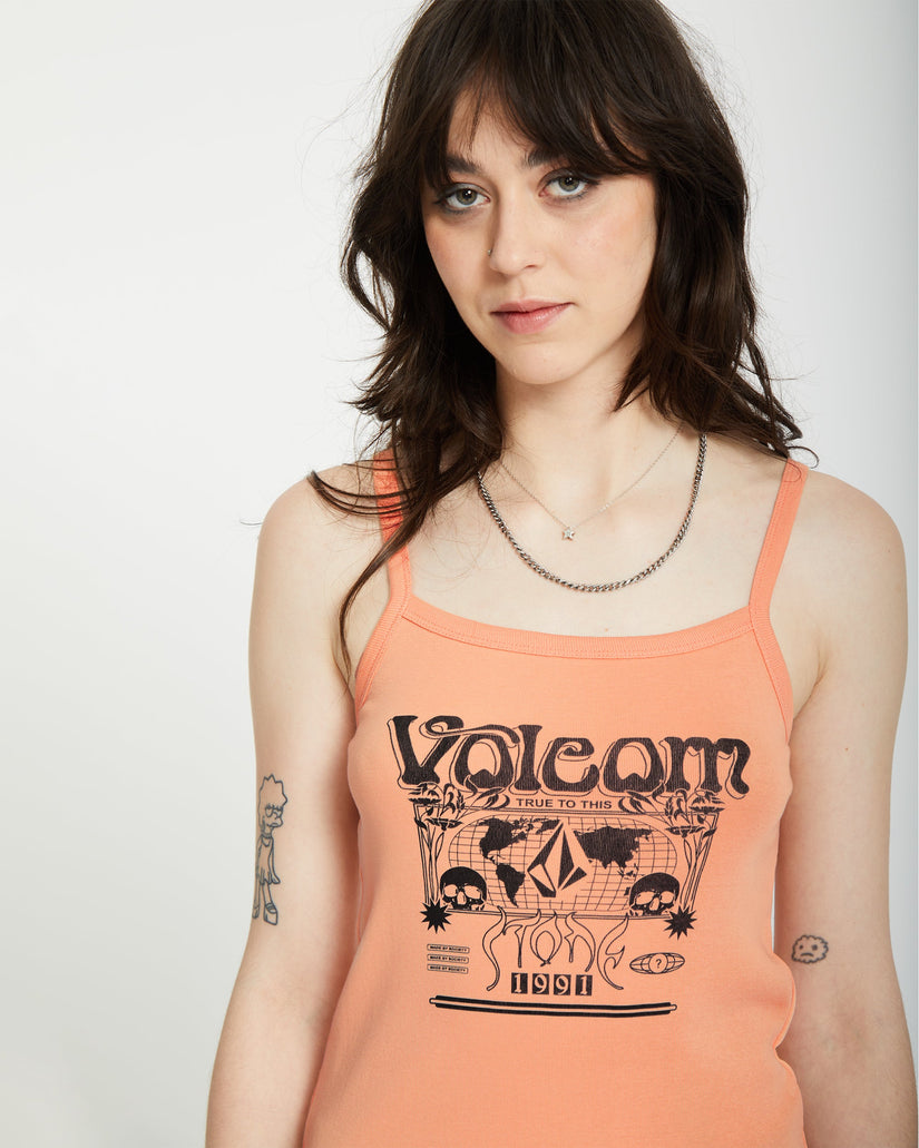 1991 Strappy Tank Top - PALE PEACH