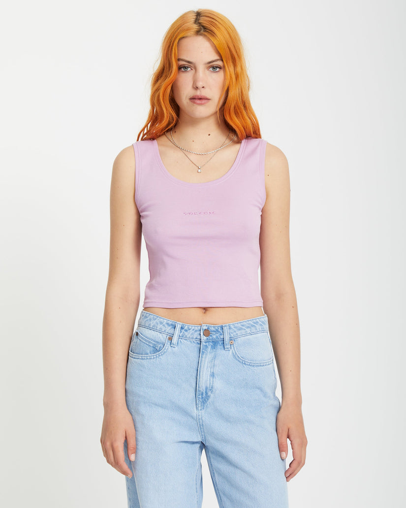 Volcomstone Tight Tank Top - IRIS PURPLE