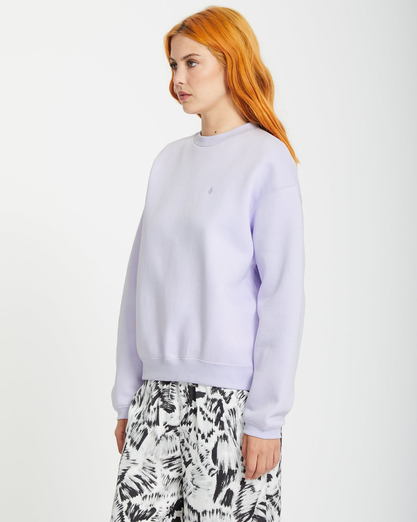 Sweatshirt Stone Heart Up - DUSTY LAVENDER