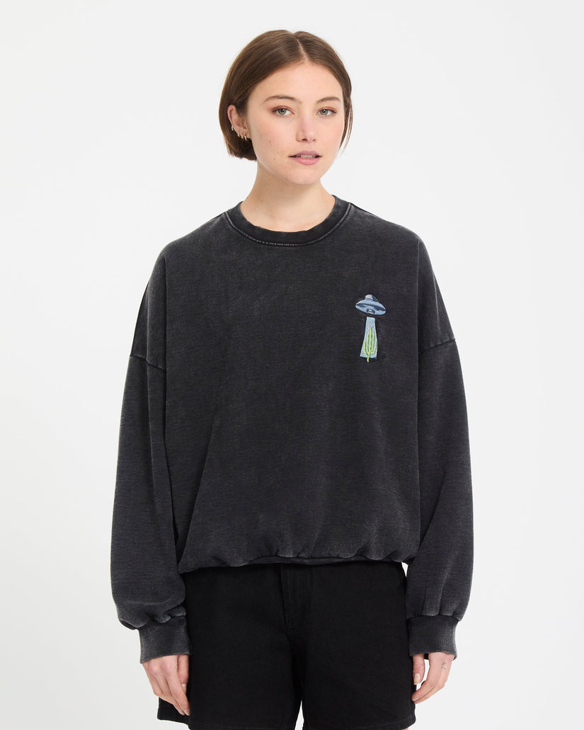 Mickey Mason Sweatshirt - Vintage Black
