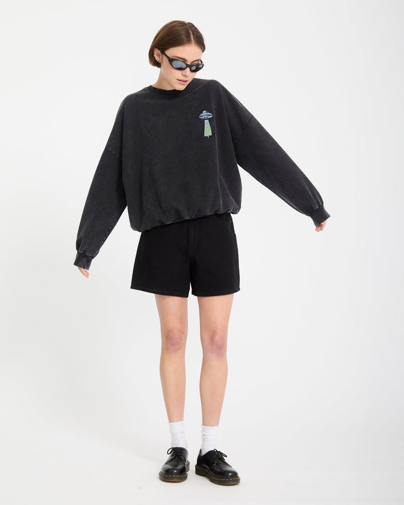 Mickey Mason Sweatshirt - Vintage Black